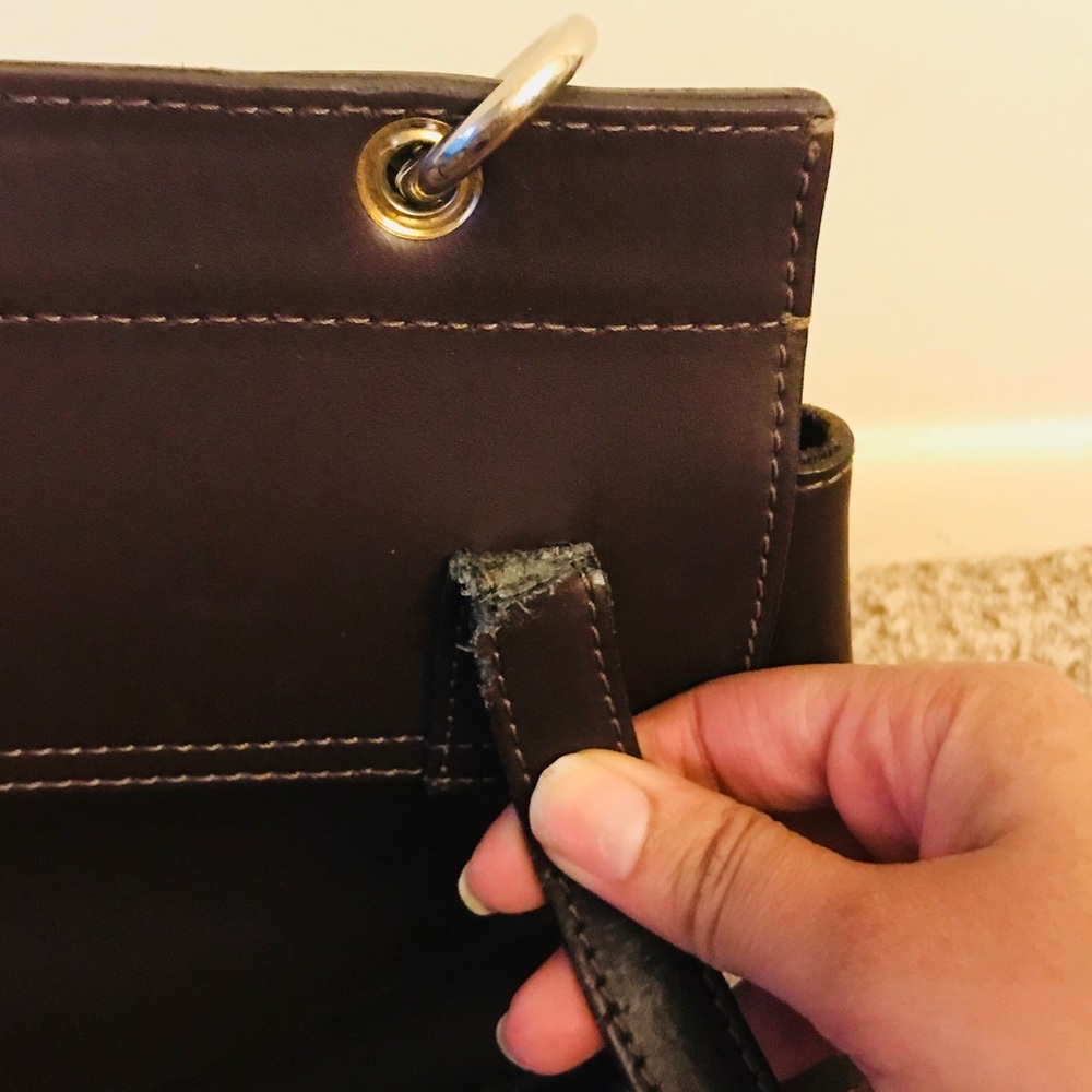 A.Bellucci Brown Leather Backpack - Picture 4 of 8